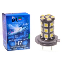 Светодиодная автолампа DLED H7 - Black 27 SMD 5050 (2шт.)